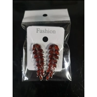 Luxury Zodiac Diamond Leaf Earrings