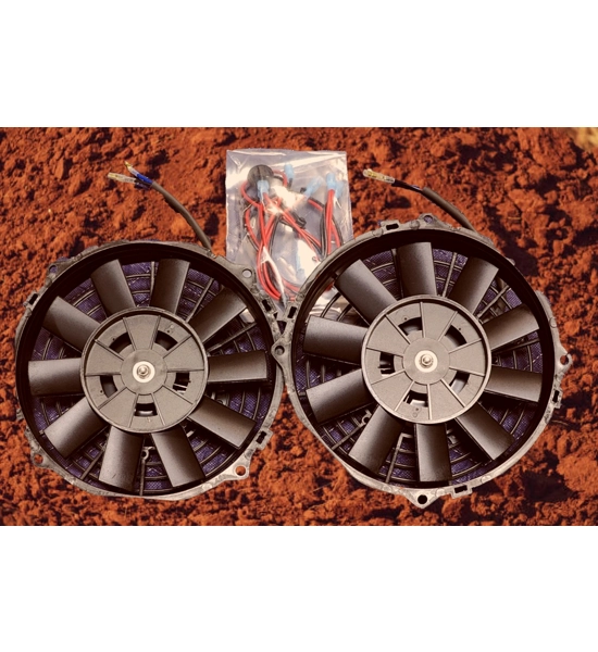 Dual 7" Fan Kit w/plug n play harness Dual 7" Fan Kit w/plug n play harness