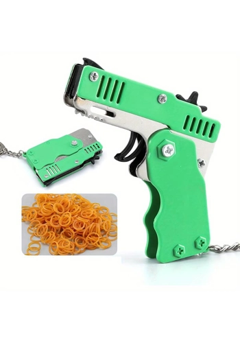 Keychain Band Gun (Green)