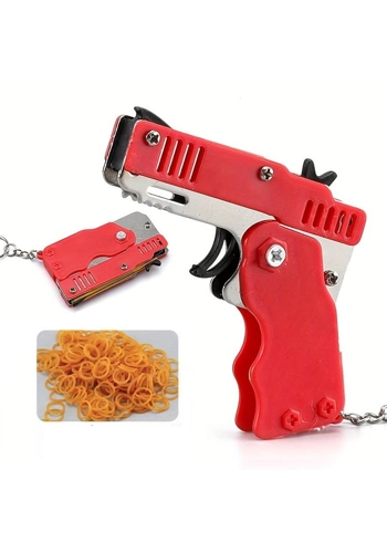 Keychain Band Gun (Red)