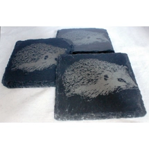 Hedgehog Coasters | Slate 4-..