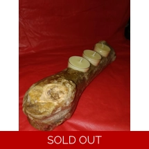 Handcrafted Driftwood 3 Cand..