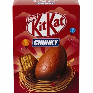 KitKat Chunky Milk Chocolate Small Easter Egg 12 x 110g