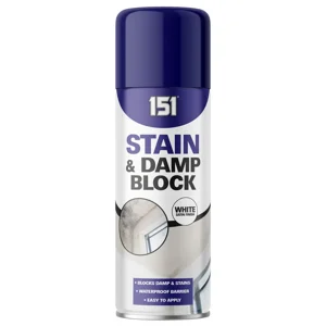 151 White Satin Stain & Damp Block Spray 400ml