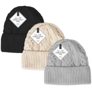Farley Mill Ladies Super Soft Cable Knot Hat, Various Colours
