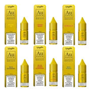 AU Gold By Kingston Nic Salt 10ml (60VG/40PG), Various Flavours & Strength