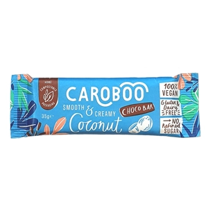 Caroboo Smooth & Creamy Coconut Carob Bar (20 x 35g)