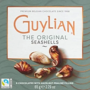 Guylian The Original Seashells 22 Chocolates with Hazelnut Praliné Filling 250g
