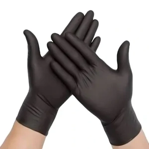 Black Nitrile Disposable Gloves Small 100pc