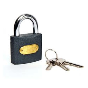 50mm Cast Iron Padlock With 3 Keys