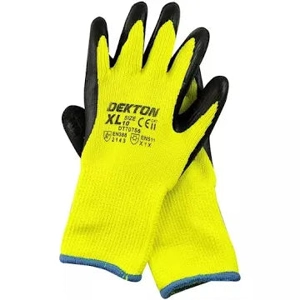 Dekton Insulated Glove Black/Hi Vis Green, Size 10