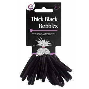 5cm Thick Black Bobbles 15pc