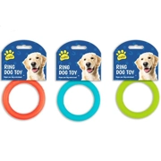 Kingdom Rubber Ring Dog Toy 15cm, Various Colours