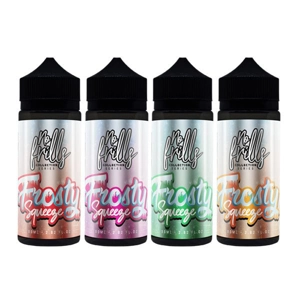No Frills Collection Frosty Squeeze 80ml Shortfill 0mg (80VG/20PG), Various Flavours