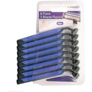 Prima Disposable Razors For Men 8 Pack