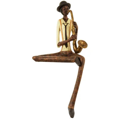 Sitting Jazz Band Saxophonist