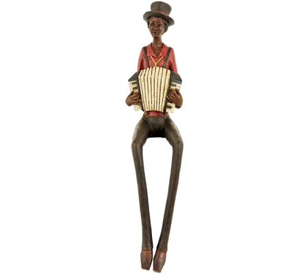 Sitting Jazz Band Squeeze Box