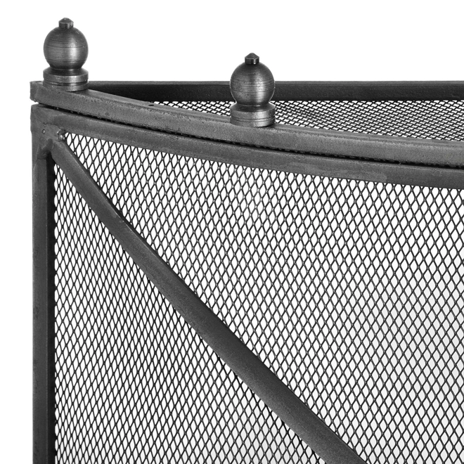 Additional Image for Mesh Fireguard in Antique Pewter Effect Finish