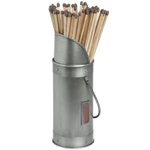 Antique Pewter Match Ho..
