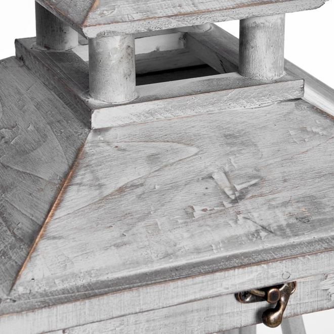 Additional Image for Set Of Three Wooden Lanterns With Traditional Cross Section