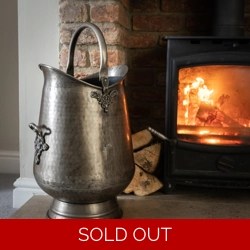 Antique Pewter Coal Bucket