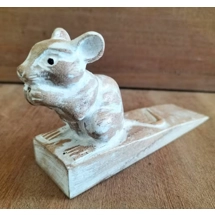 Hand carved Doorstop - ..