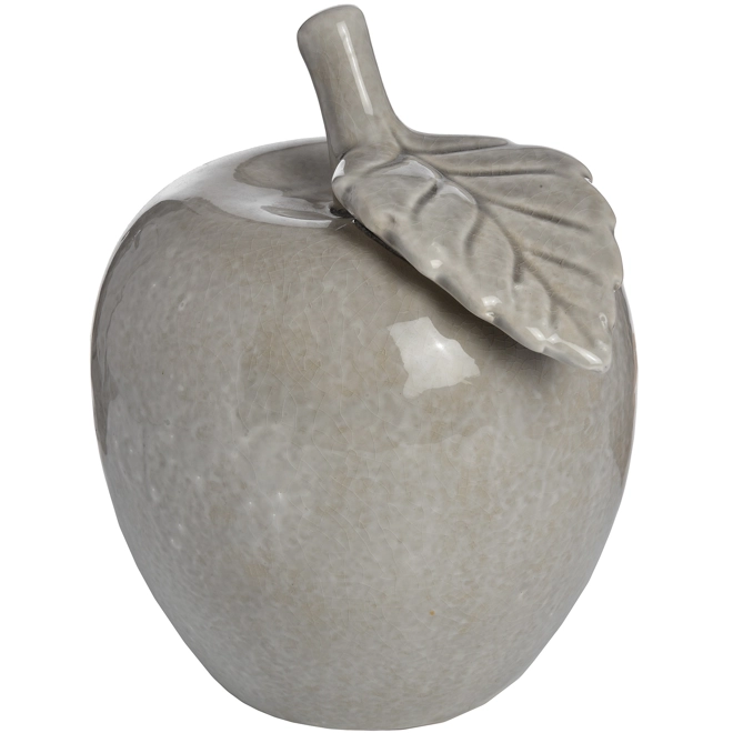 product Image for Antique Grey Large Ceramic Apple