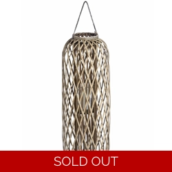 Huge Standing Wicker Lantern