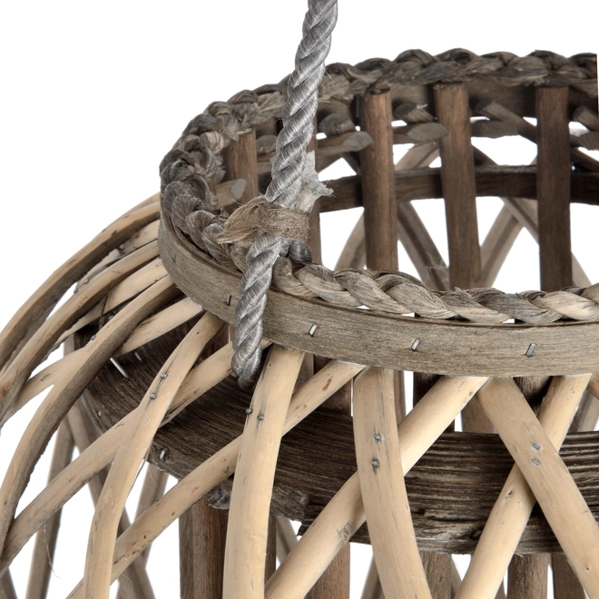 Additional Image for Huge Standing Wicker Lantern