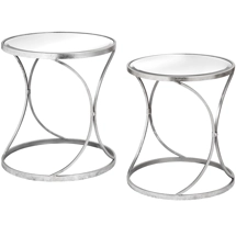 Silver Curved Design Set Of ..