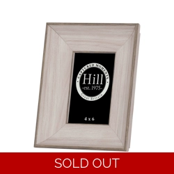 White Washed Wood Photo Frame 4X6