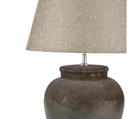 Castello Aged Stone Ceramic Table Lamp
