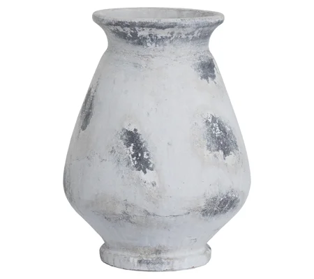 Naxos Large Antique White Vase