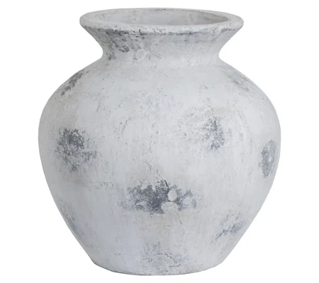 Downton Large Antique White Vase
