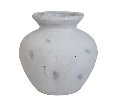 Darcy Antique White Vase