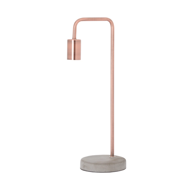 product Image for Copper Industrial Lamp With Stone Base