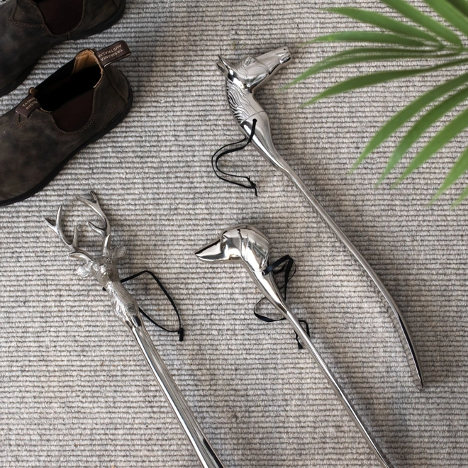 Additional Image for Silver Nickel Horse Head Detail Shoe Horn