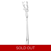 Silver Nickel Stag Head..