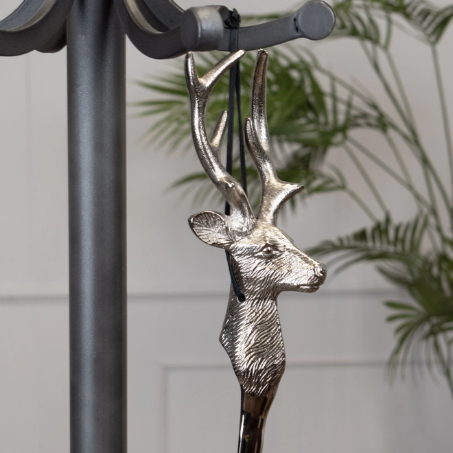 Additional Image for Silver Nickel Stag Head Detail Shoe Horn