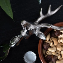 Silver Nickel Stag Head Deta..