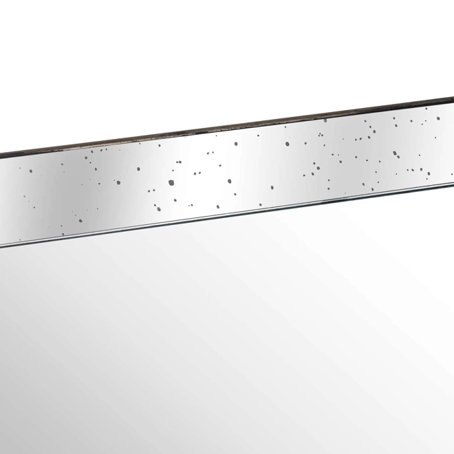 Additional Image for Astor Distressed Large Mirrored Tray With Wooden Detailing