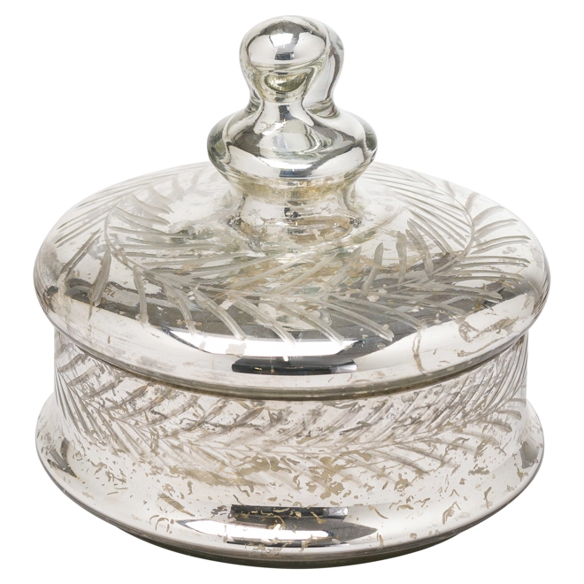 product Image for Silver Foil Effect Large Trinket Jar