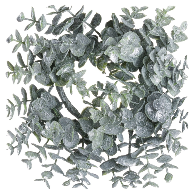 product Image for Medium Frosted Eucalyptus Candle Wreath
