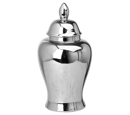 Chrome Ginger Jar