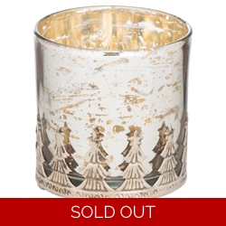 The Lustre Collection Christmas Large Candle Holder
