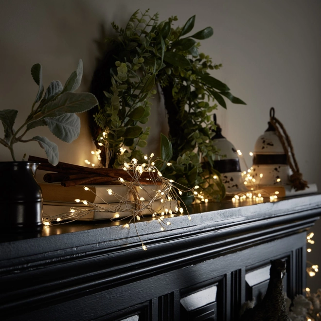 Additional Image for Eight Sequence Warm White Cluster LED String Light