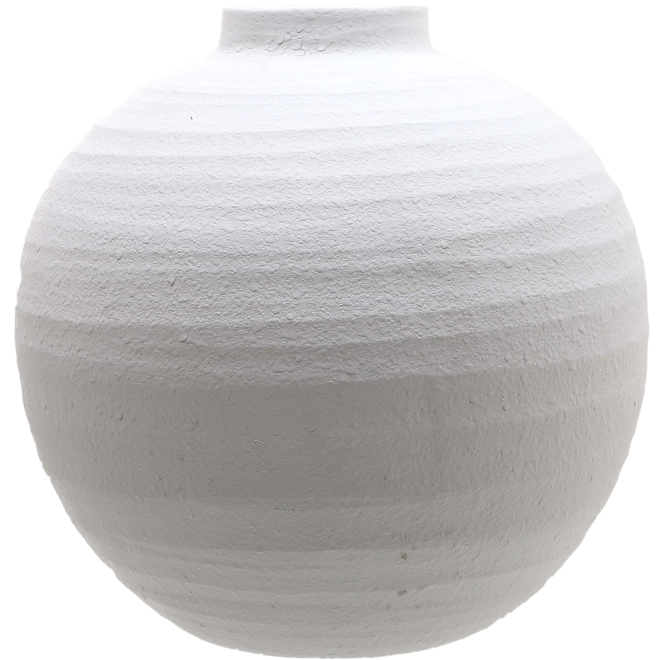 Additional Image for Tiber Large Matt White Ceramic Vase