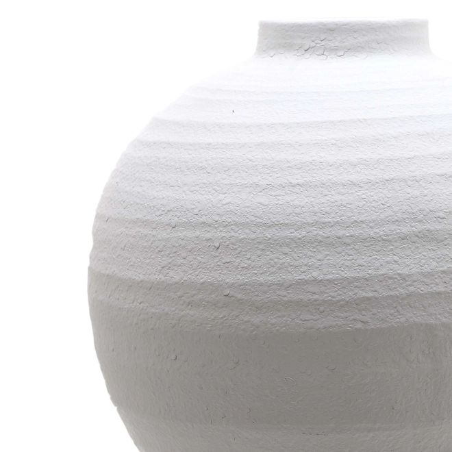 product Image for Tiber Large Matt White Ceramic Vase