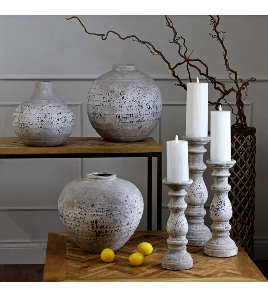 Tiber Large Stone Ceramic Vase