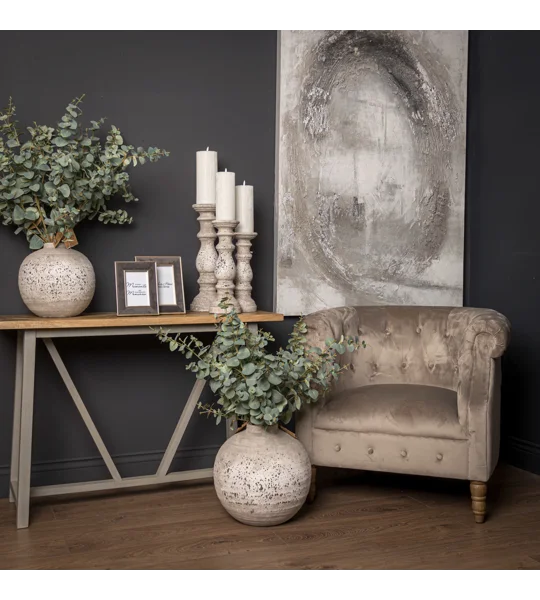 Tiber Large Stone Ceramic Vase